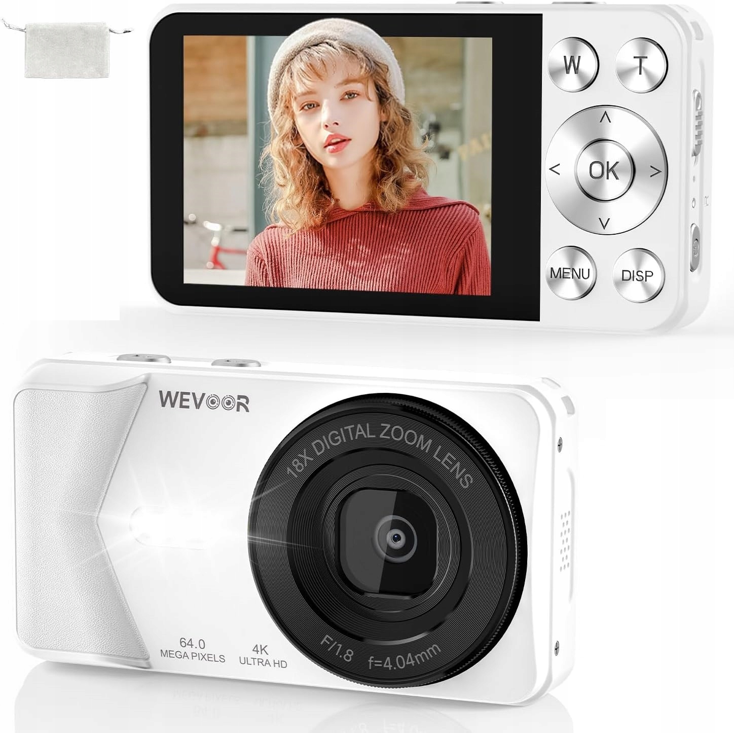 Digitální Fotoaparát Kompaktní Wevoor A56 Selfie 64GB Kamera