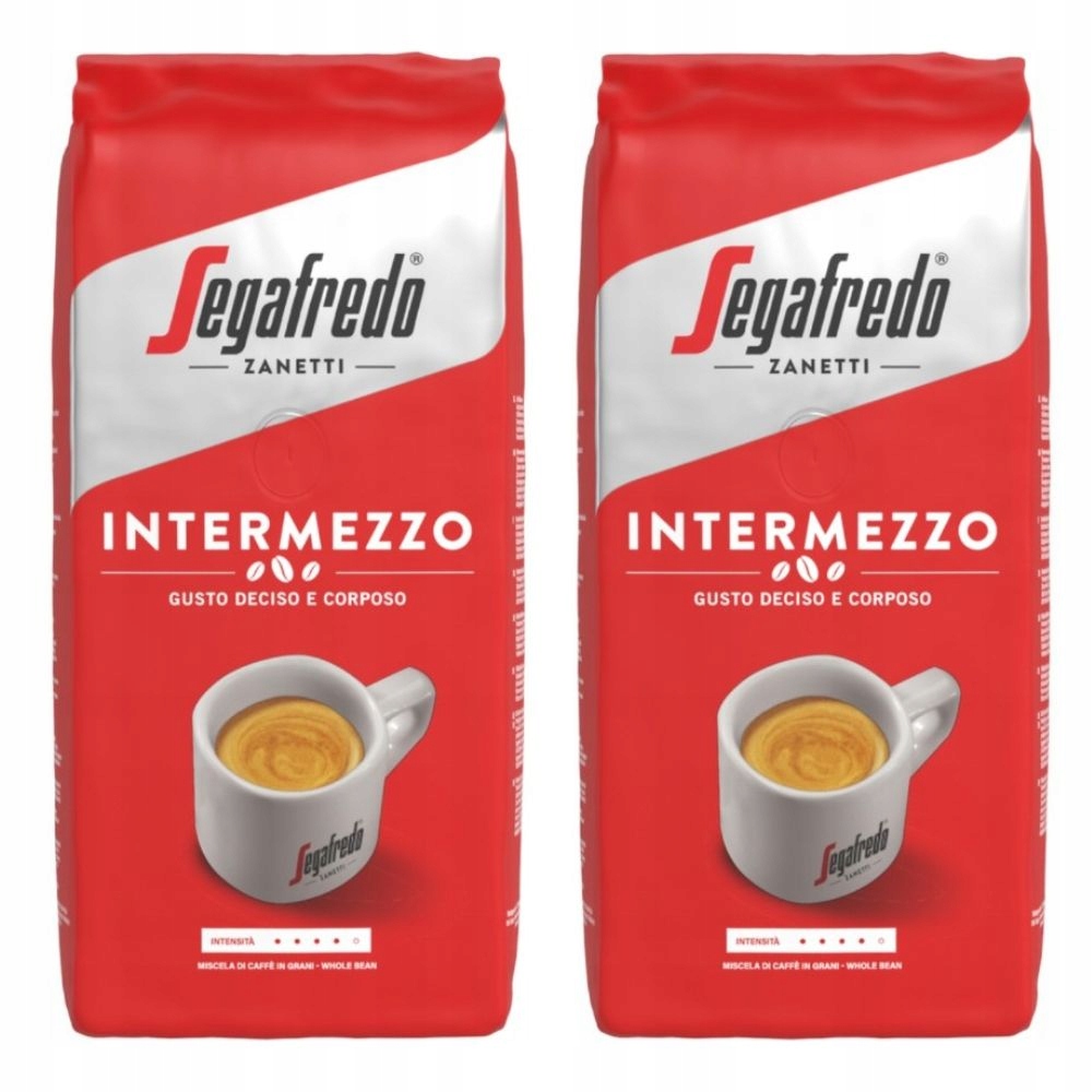 Kawa ziarnista Segafredo Intermezzo kawa mieszana zestaw 2x 1kg