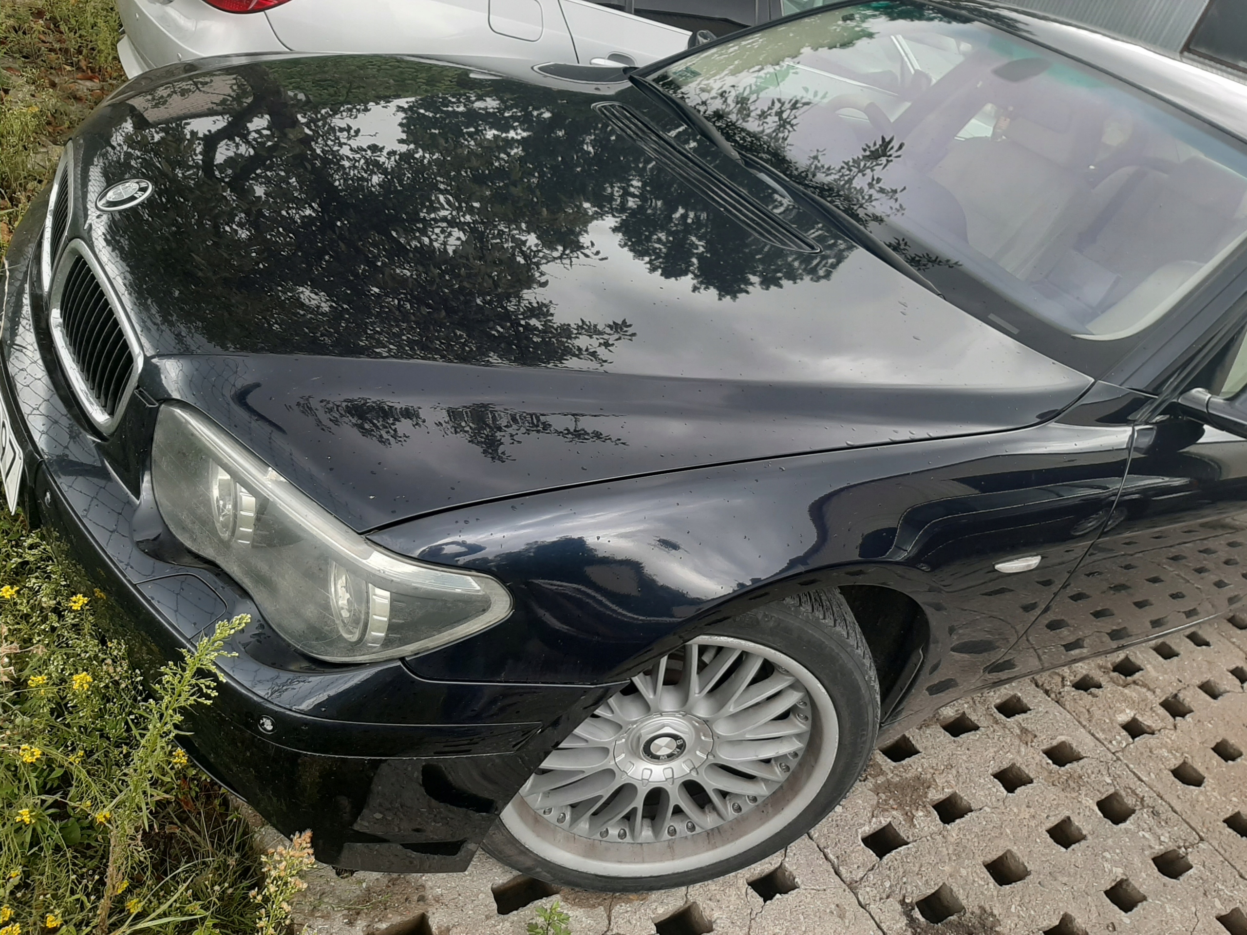 BMW 7 E65 крыло левый КАРБОНШВАРЦ