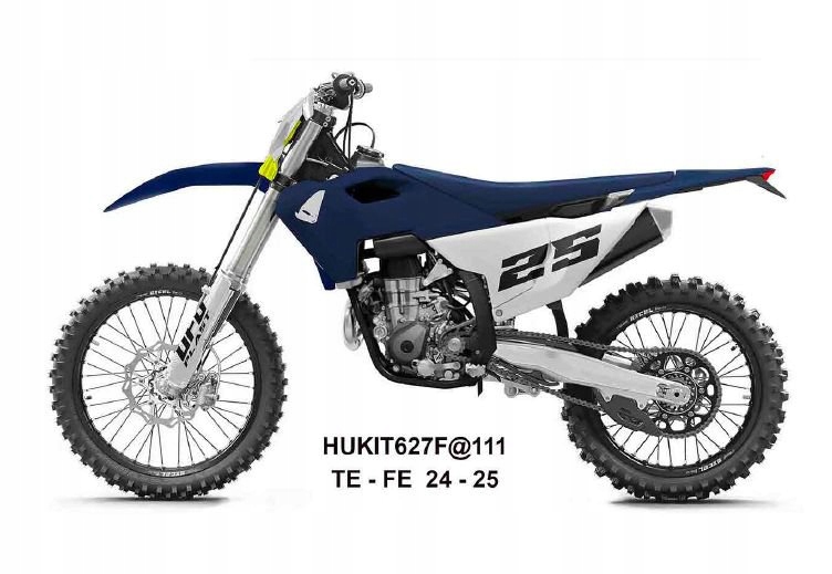 Sada Plastov Honda Crf 250 R 450 R '25-, Farba Tmavomodrá Biela