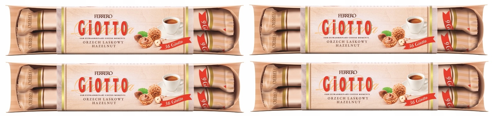 Levně 4x 155g Ferrero Giotto pralinky s ořechy