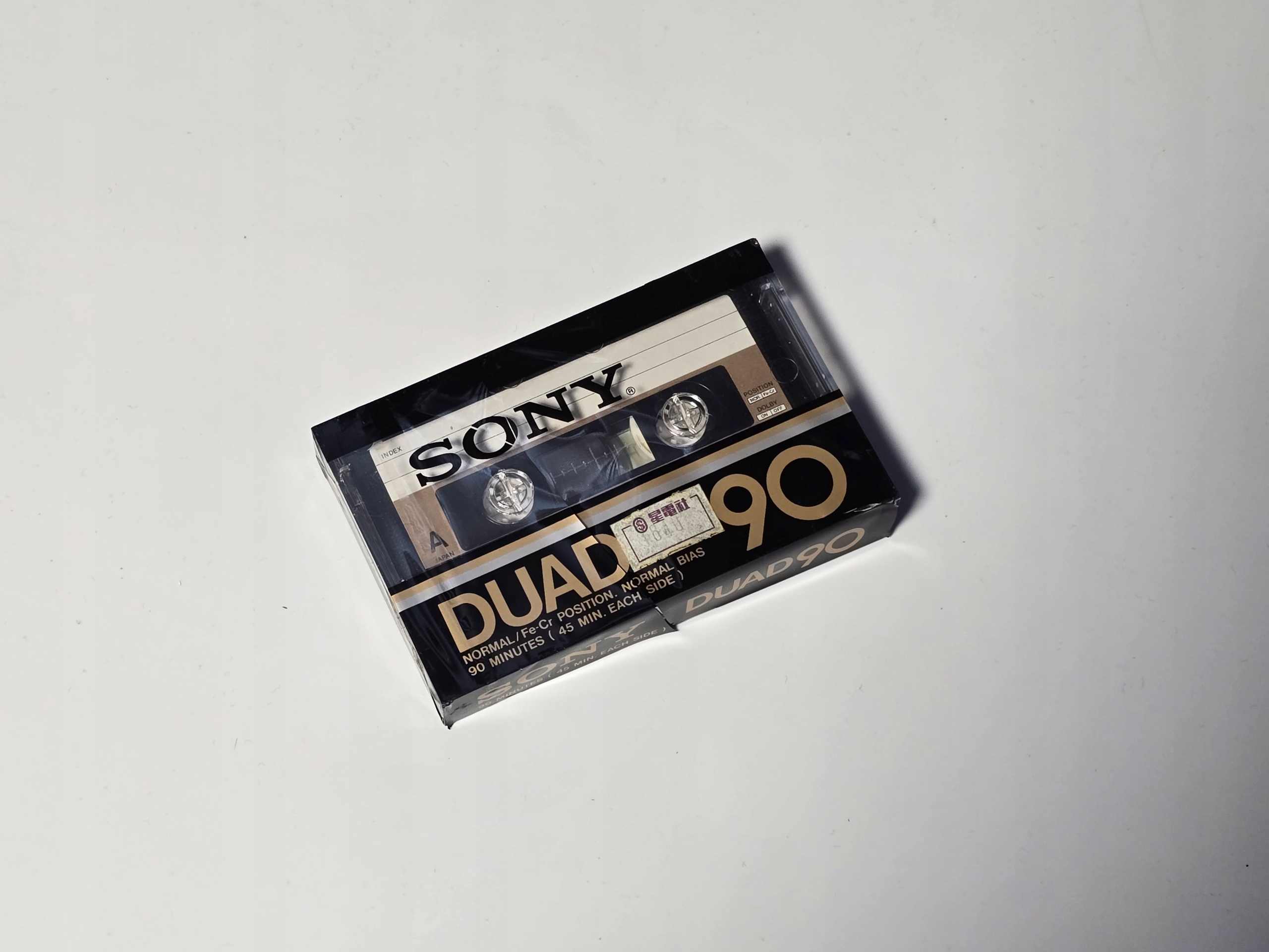 Magnetofonová kazeta Sony Duad 90 Nová Fólie