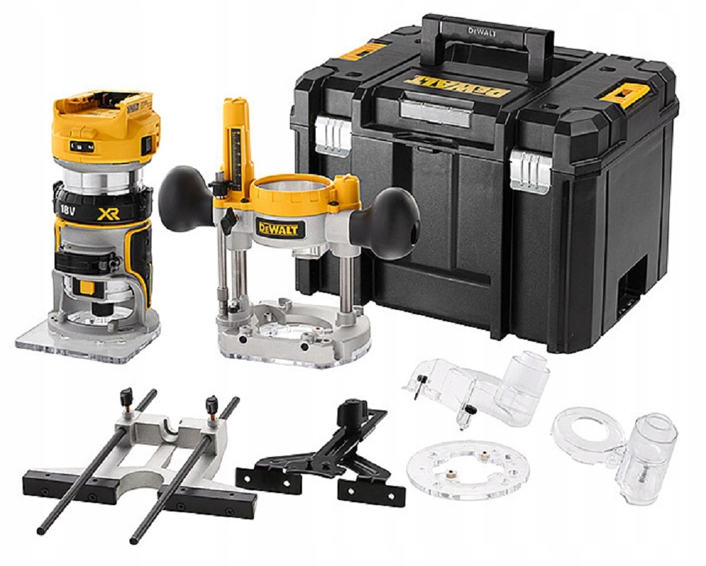 Akumulatorowa frezarka górnowrzecionowa DeWalt DCW604NT Brushless 18V wal