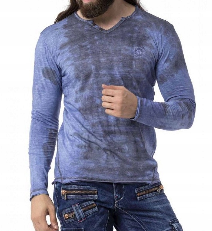 ~НОВИЙ~ ДОВГИЙ BLUZA NADRUK WANTED CIPO BAXX CL517 _XL