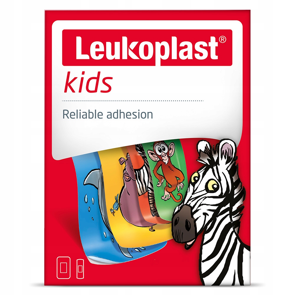 

Leukoplast kids plaster z opatrunkiem 8+4 12 szt