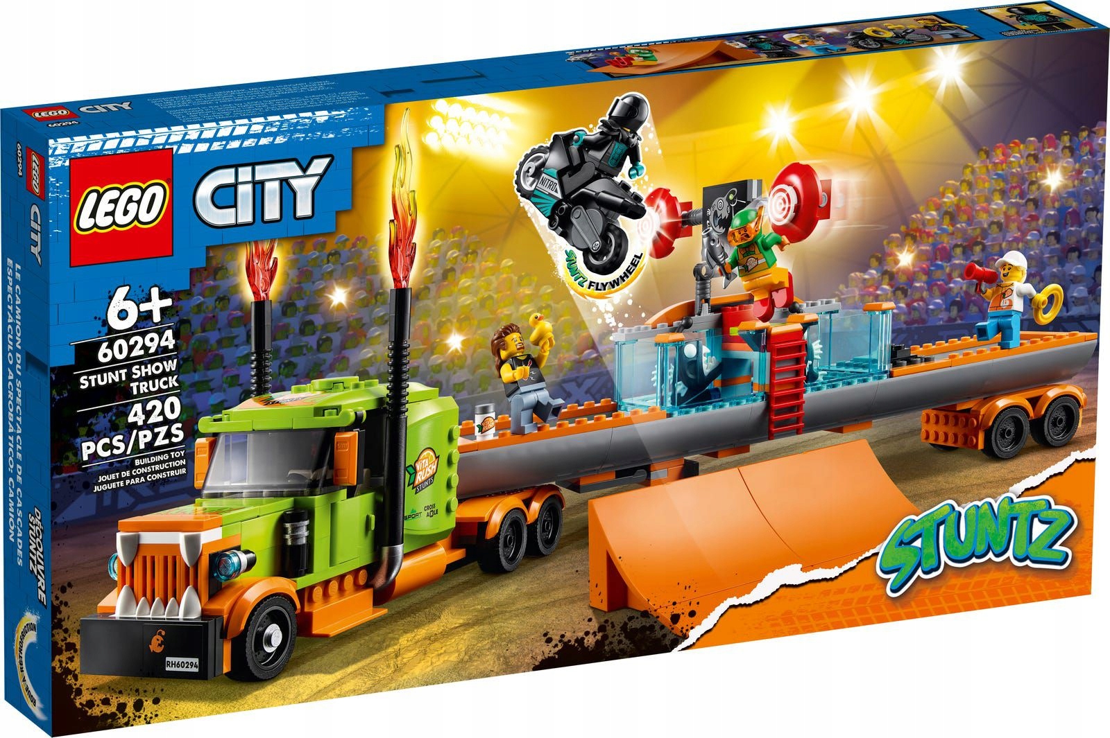 LEGO 60294 City Kaskadérske nákladné vozidlo ORIGINÁLNE