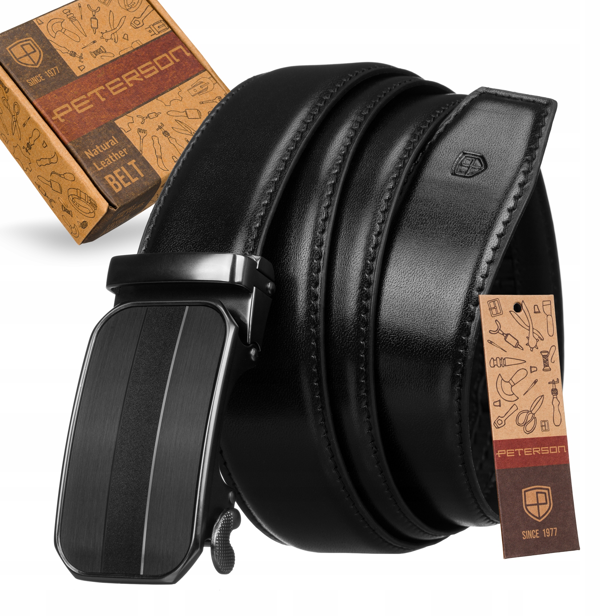 

Peterson skórzane paski dla mężczyzny