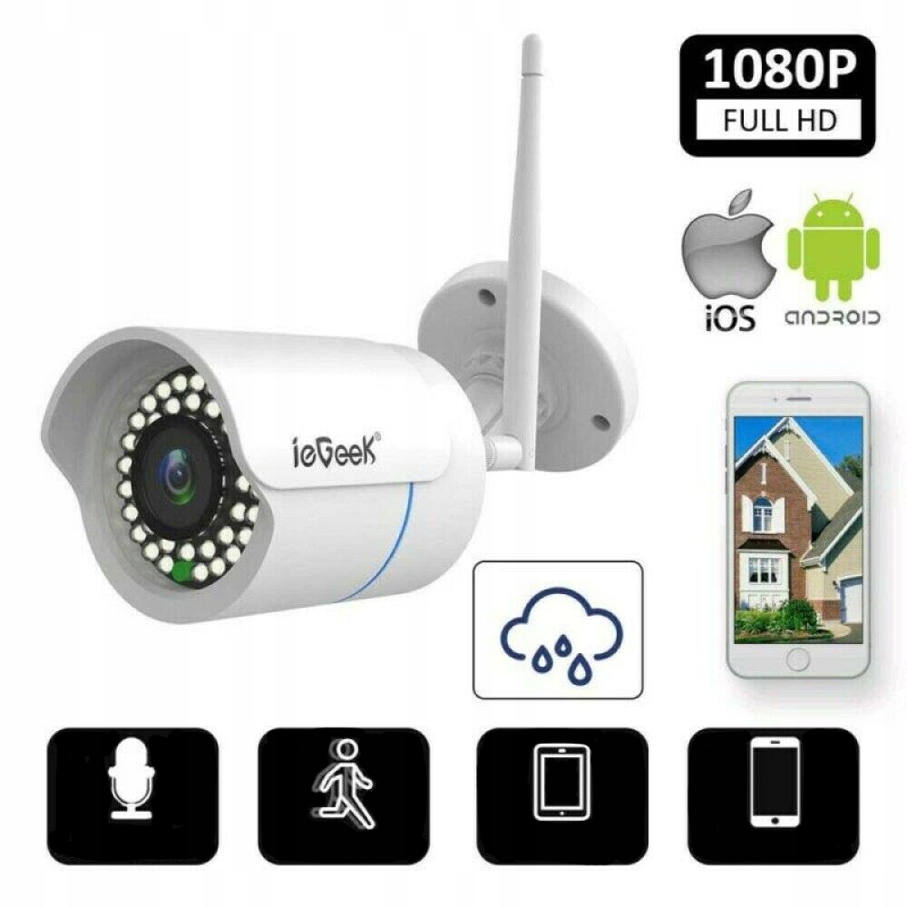 

Kamera Zewnętrzna Inteligentna Wifi 1080P Biały