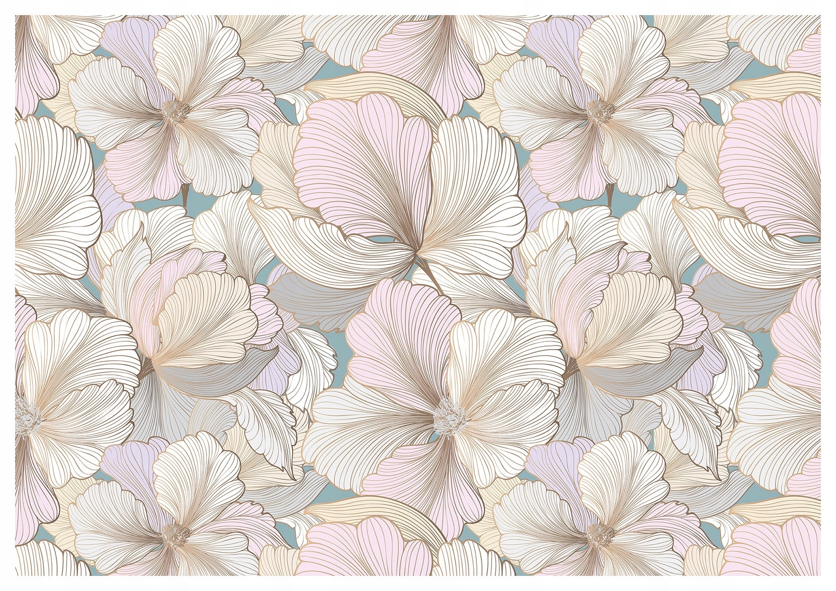 Vliesová fototapeta Zlaté lotosy elegance do interiéru 300x210 lepidlo