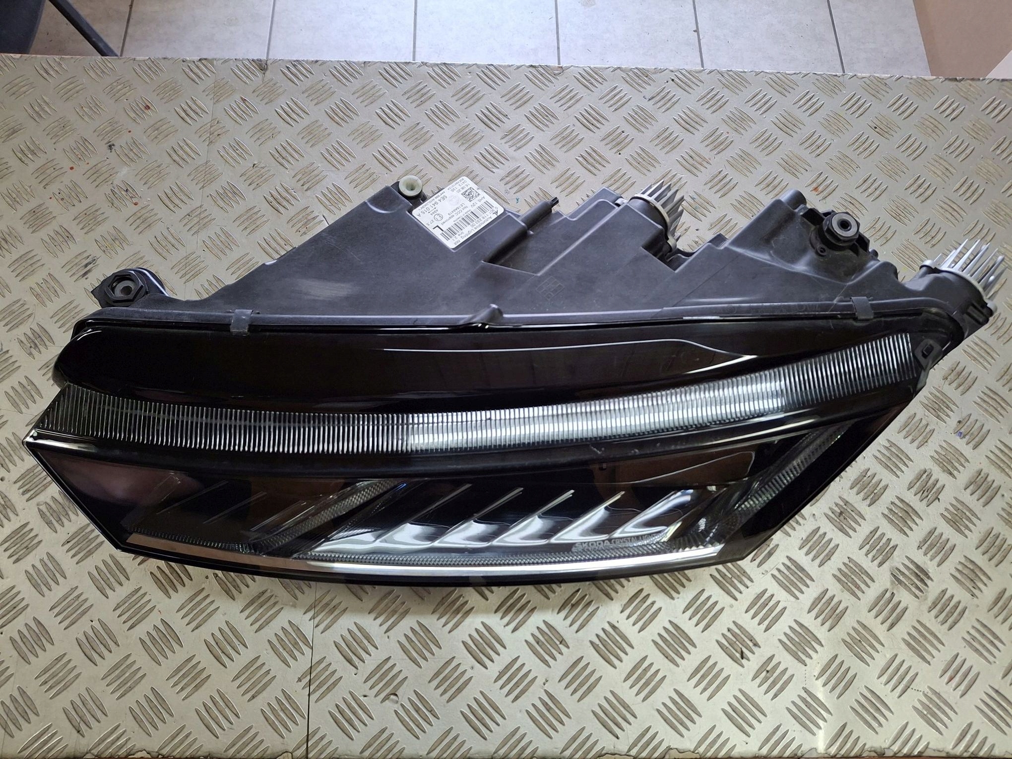 light left front FULL LED CRYSTAL SKODA OCTAVIA IV 2019R->