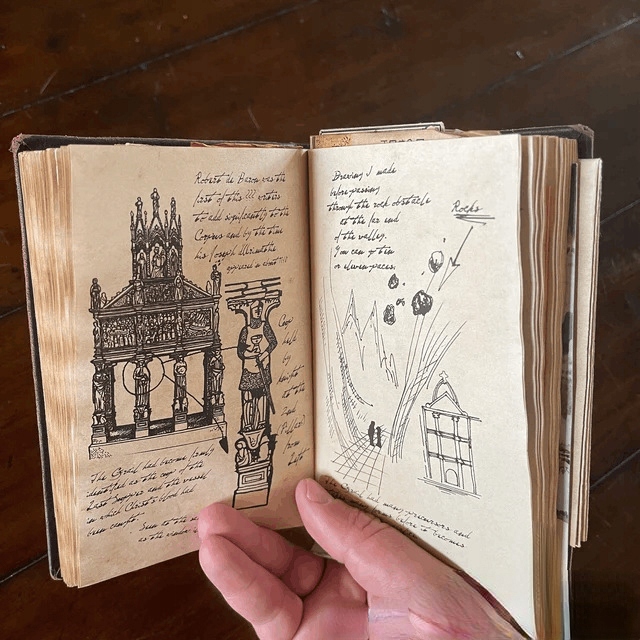 Indiana Jones Grail Diary Reproduction of props