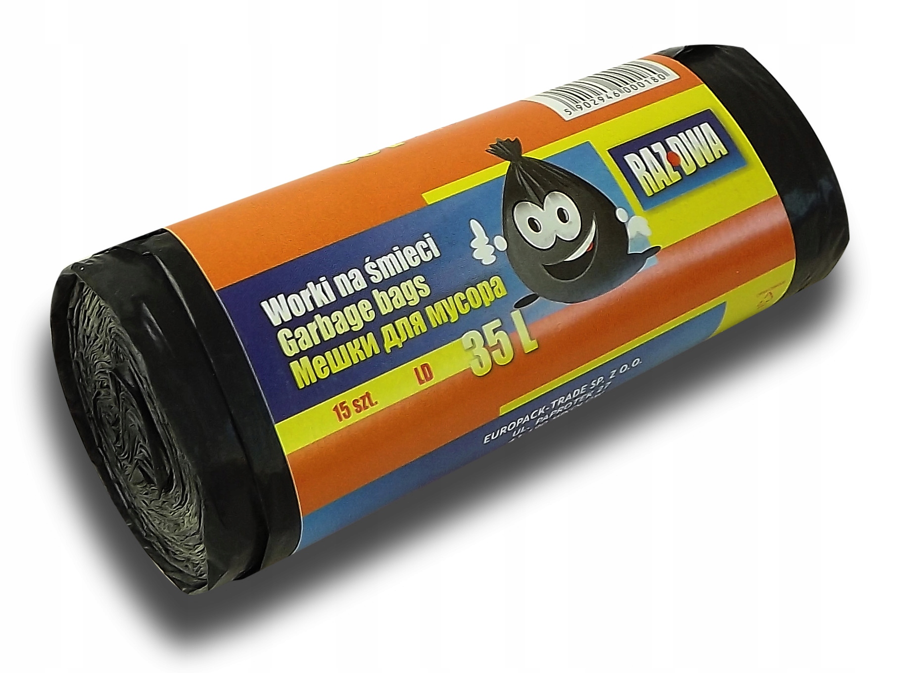 

Worki Na Śmieci Odpady 35L 15SZT Folia Ldpe Kosz