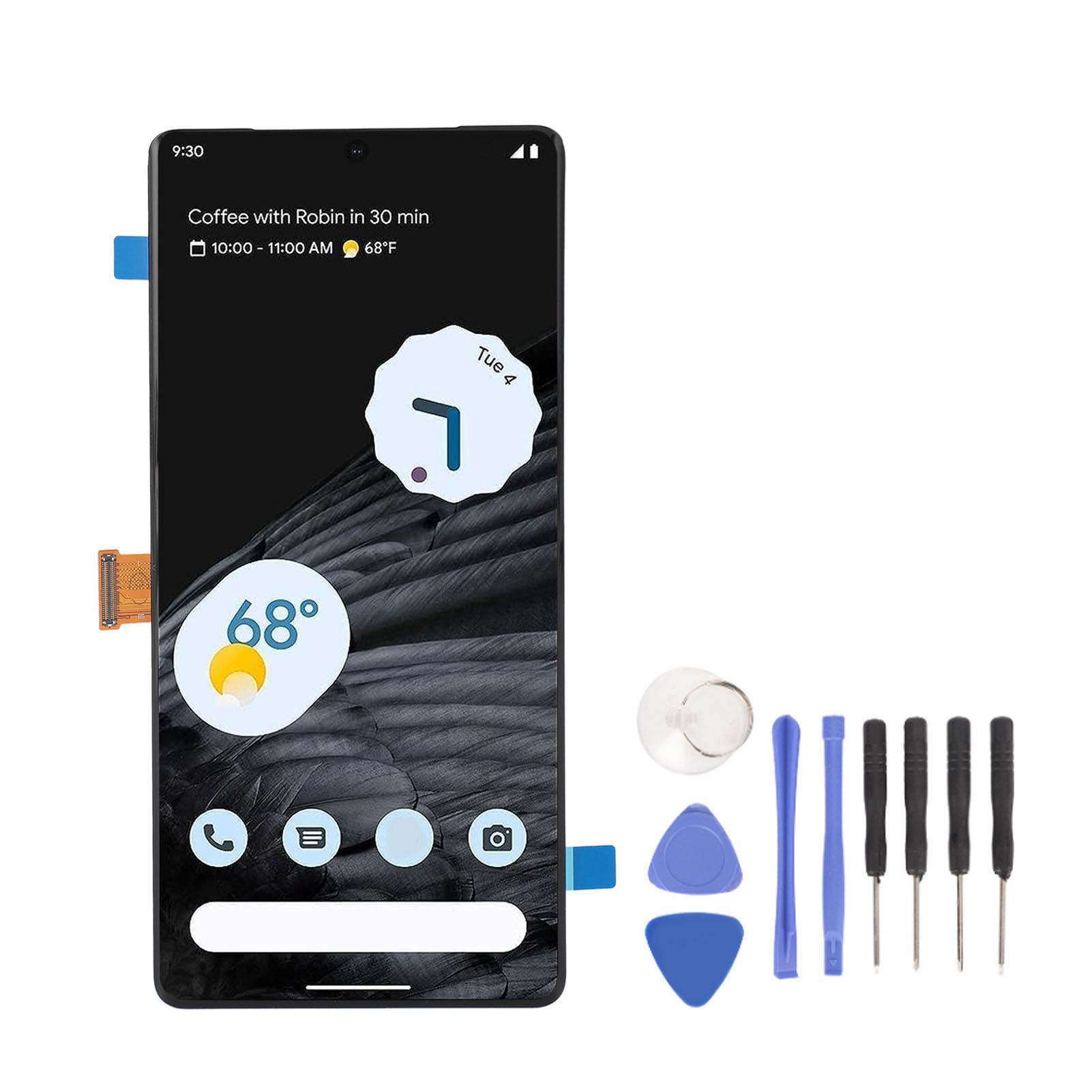 Displej Sklo 6,7PALCOVÝ Displej Pro Pixel 7 Pro 5G GP4BC GE2AE S Nástroji