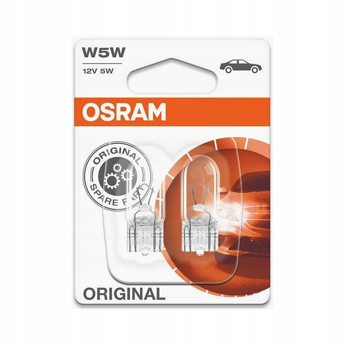 

Osram Original Żarówki W5W T10 12V 5W 2825 Duo