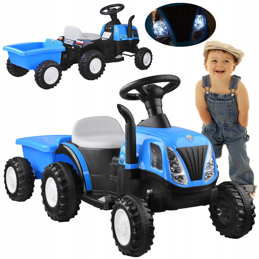

New Holland Traktor na akumulator przyczepa PA0265