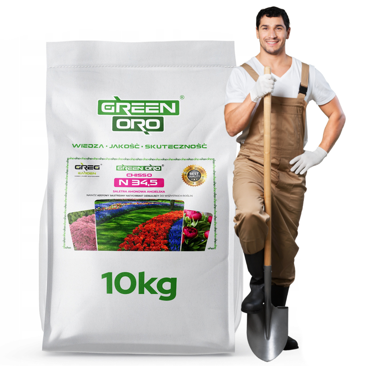 

Saletra Amonowa Nawóz do Trawy 10kg 500m2 Trawa