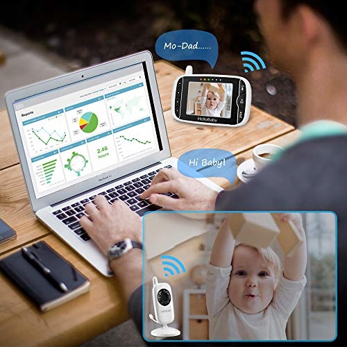 HELLOBABY Elektroniczna Niania Kamera LCD 32" z Nocną Wizją — miniatura 7
