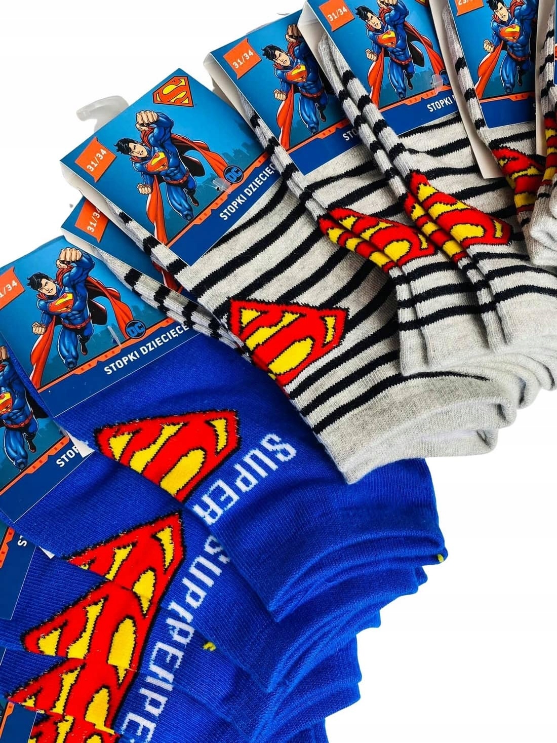 

Skarpetki chłopięce Superman 2-Pak 27/30 stopki