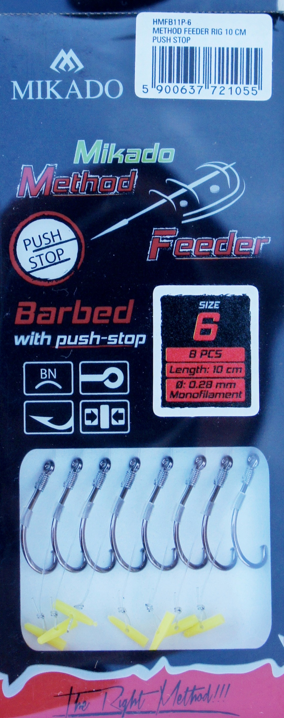 

Mikado Haczyk 6 Z Przyponem Do Metody Push Stop