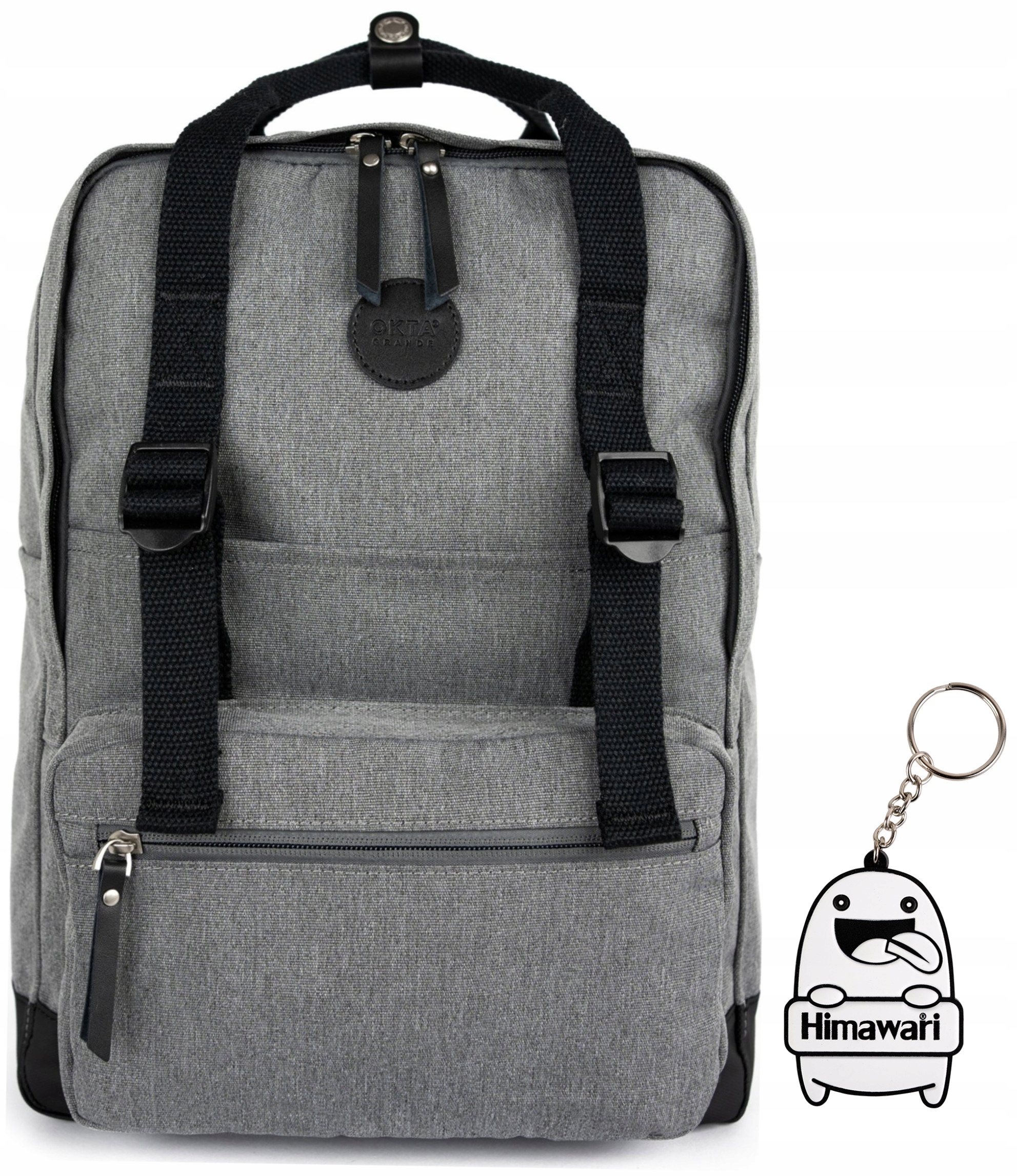 Batoh Himawari Study M – prostorný pro každodenní nákupy, grafitový