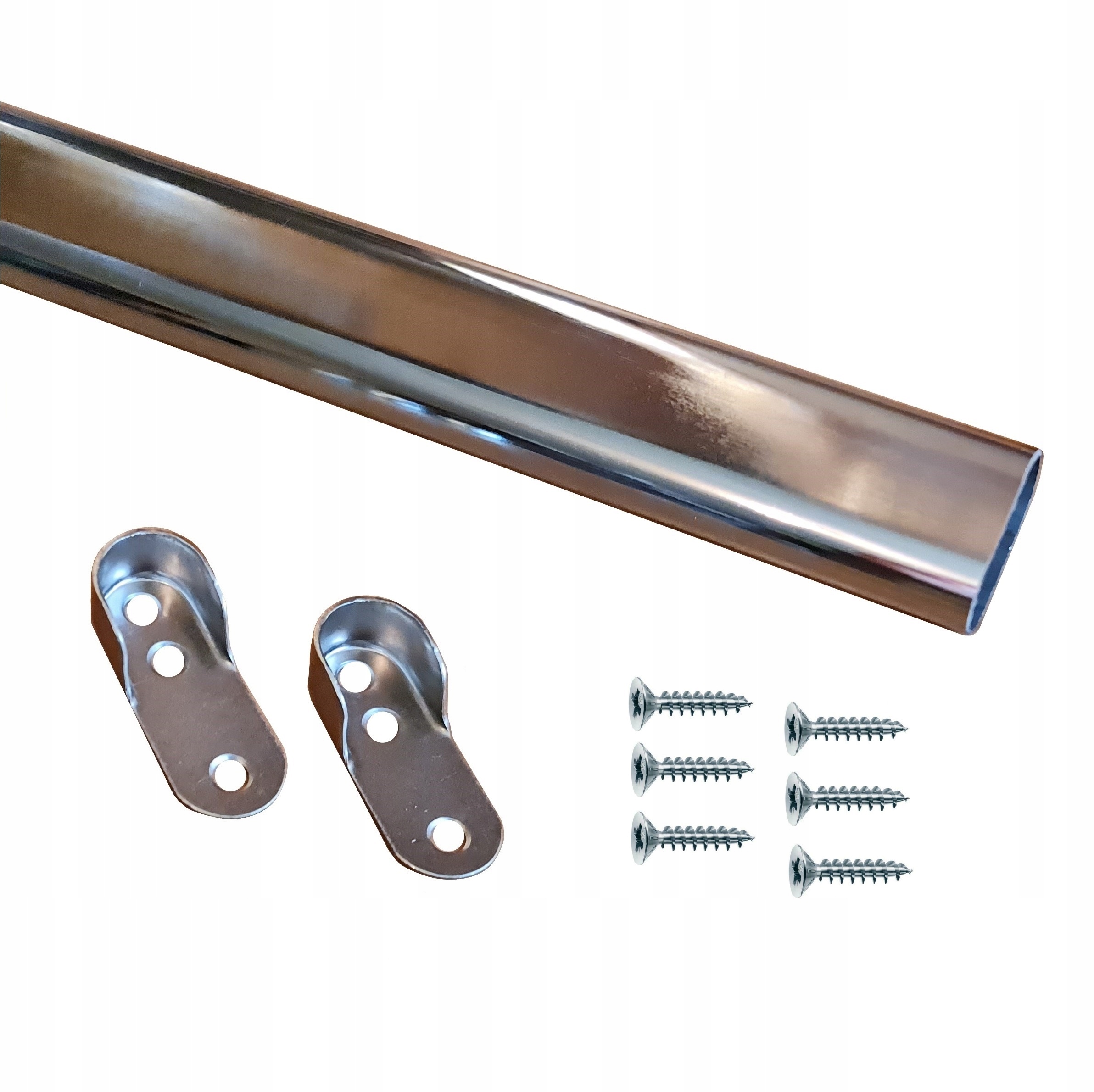 

Drążek owalny 62cm rurka do szafy ubraniowej chrom