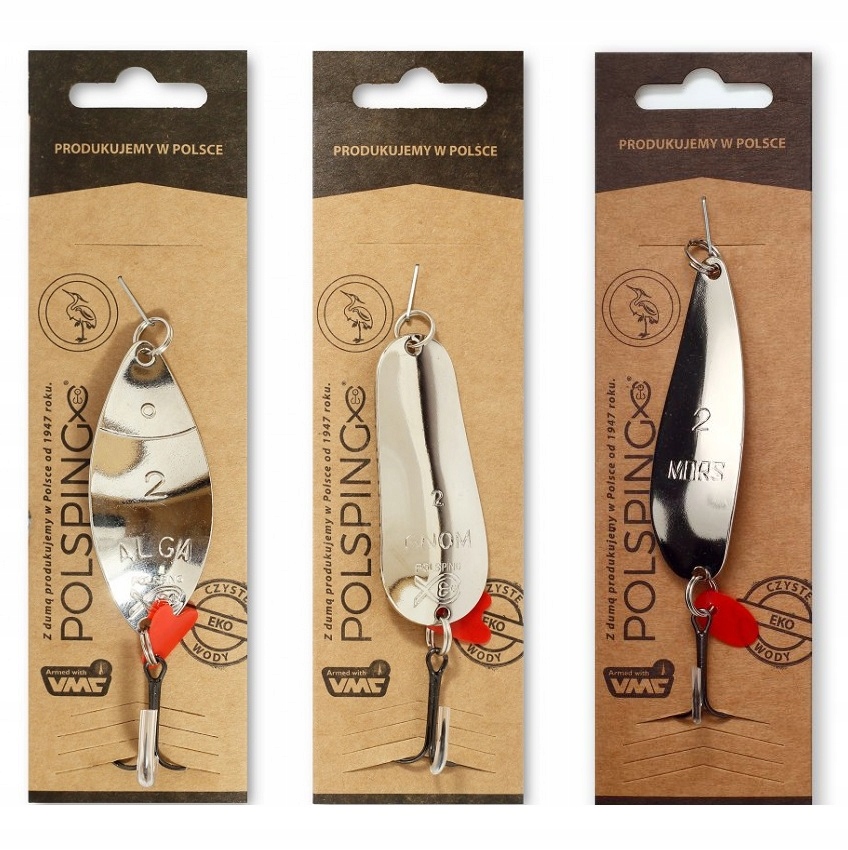 

Błystka Wahadłowa Nr 2 Alga Gnom Mors 3 Szt