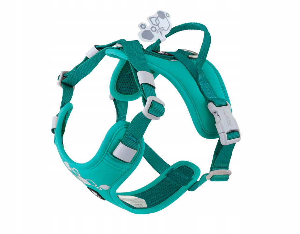 Levně Postroj pro psa Hurtta Peacock velikost: 40-50 beztlakový, odolný, reflexní