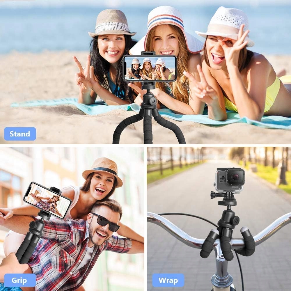 UBEESIZE Statyw Mini Do Smartfona I Kamery Z Pilotem Bezprzewodowym — miniatura 6