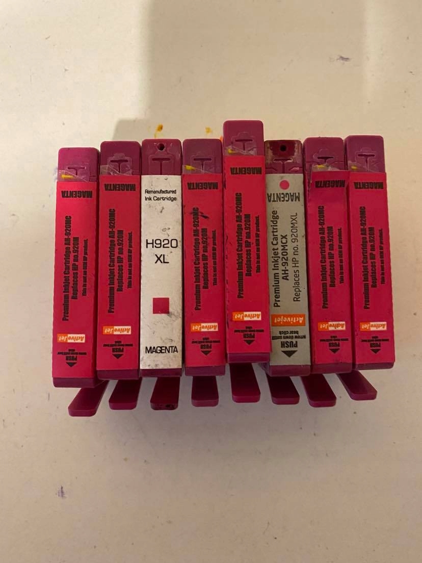 HP WKŁAD TUSZ 920XL CD973A MAGENTA zamiennik PUSTY