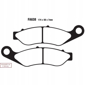 Ebc Brzdové Doštičky Moto