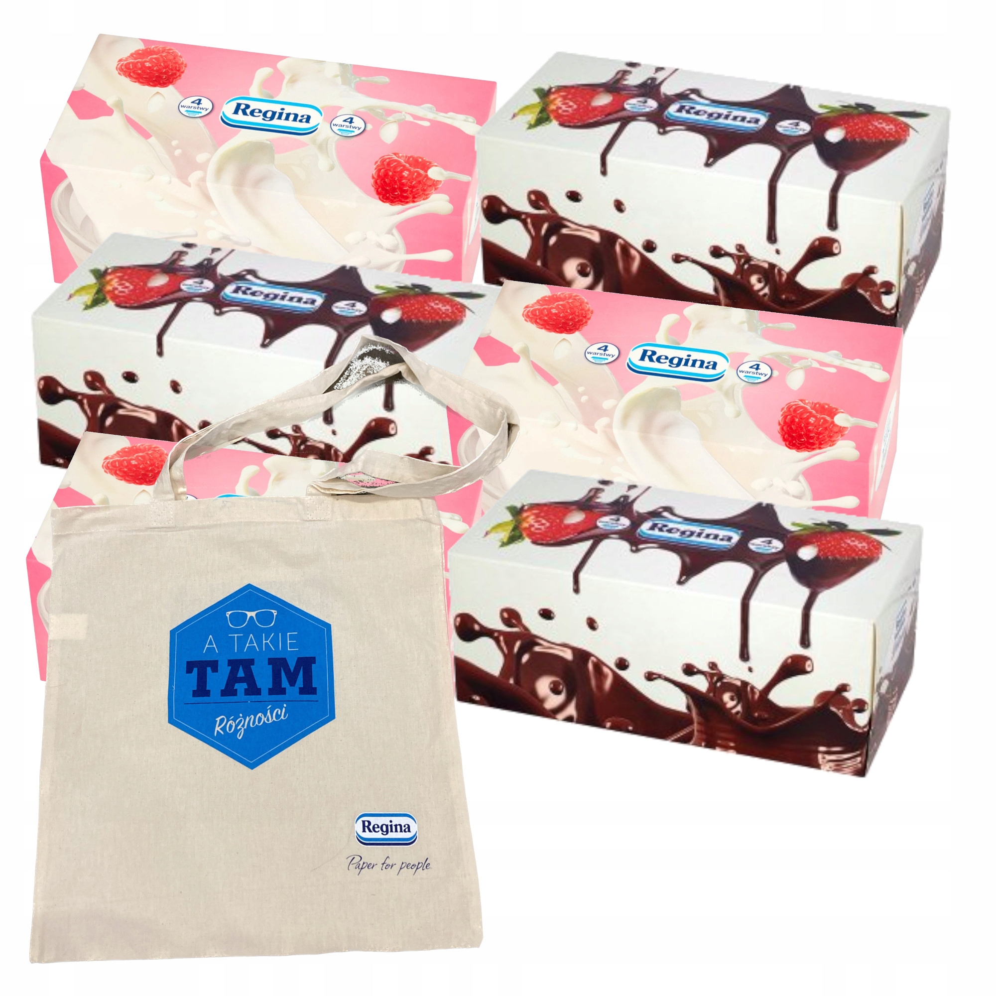 

Regina Chusteczki Higieniczne Delikatne 4 warstw.