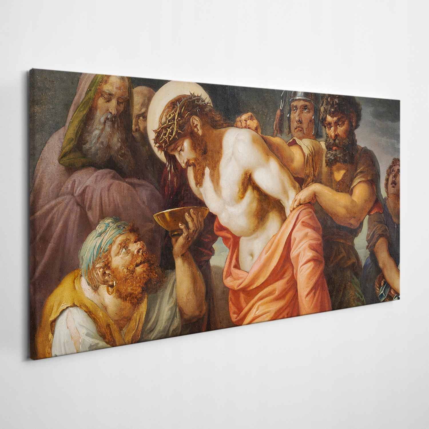 Obraz Canvas na rámu 100x50 Ježíš křížová cesta