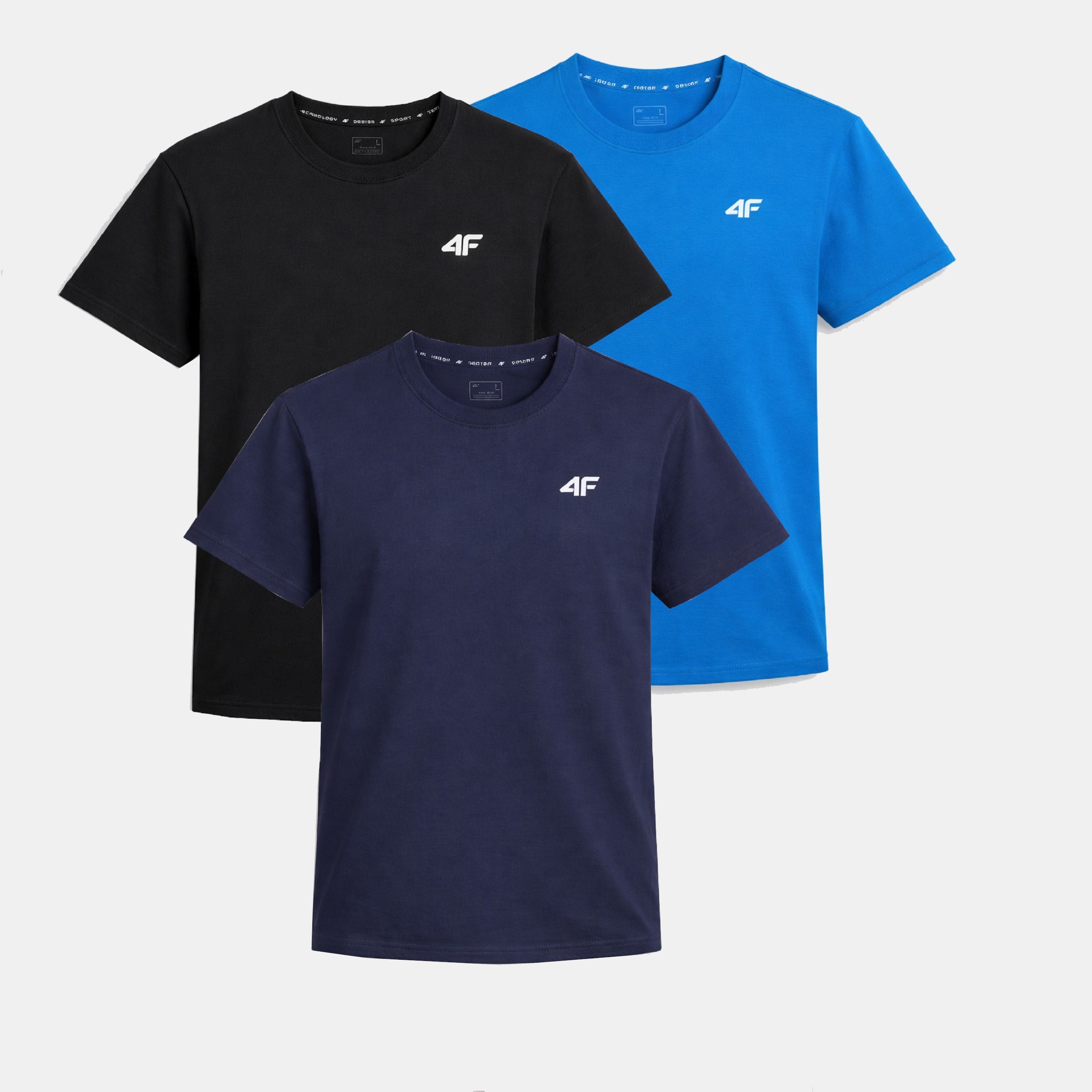 Zestaw Koszulek Męskich 4F Komplet 3 Sztuki T-shirt XL TTSHM3341