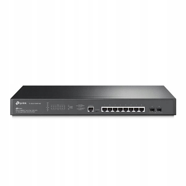Omada 8-Port PoE+ 2.5GBASE-T L2+ Managed Switch with 2 10GE Sfp+ Slots…