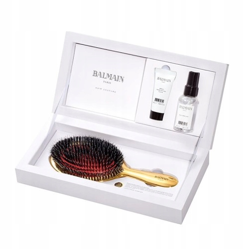 Złota szczotka do włosów Balmain Hair, Golden Boar Hair Spa Brush-Zdjęcie-0