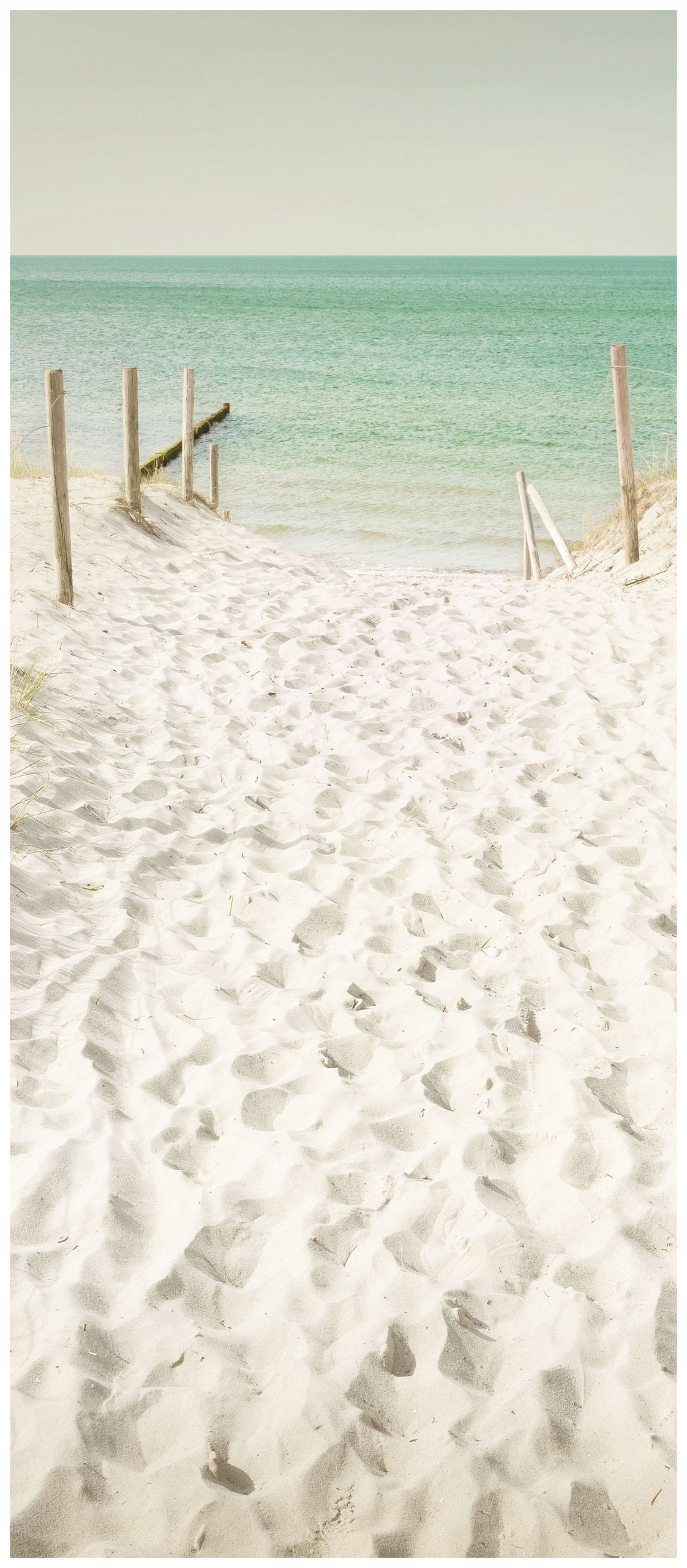 Samolepka Fototapeta Pláž Klid a relaxace Moře Písek Příroda 91x211