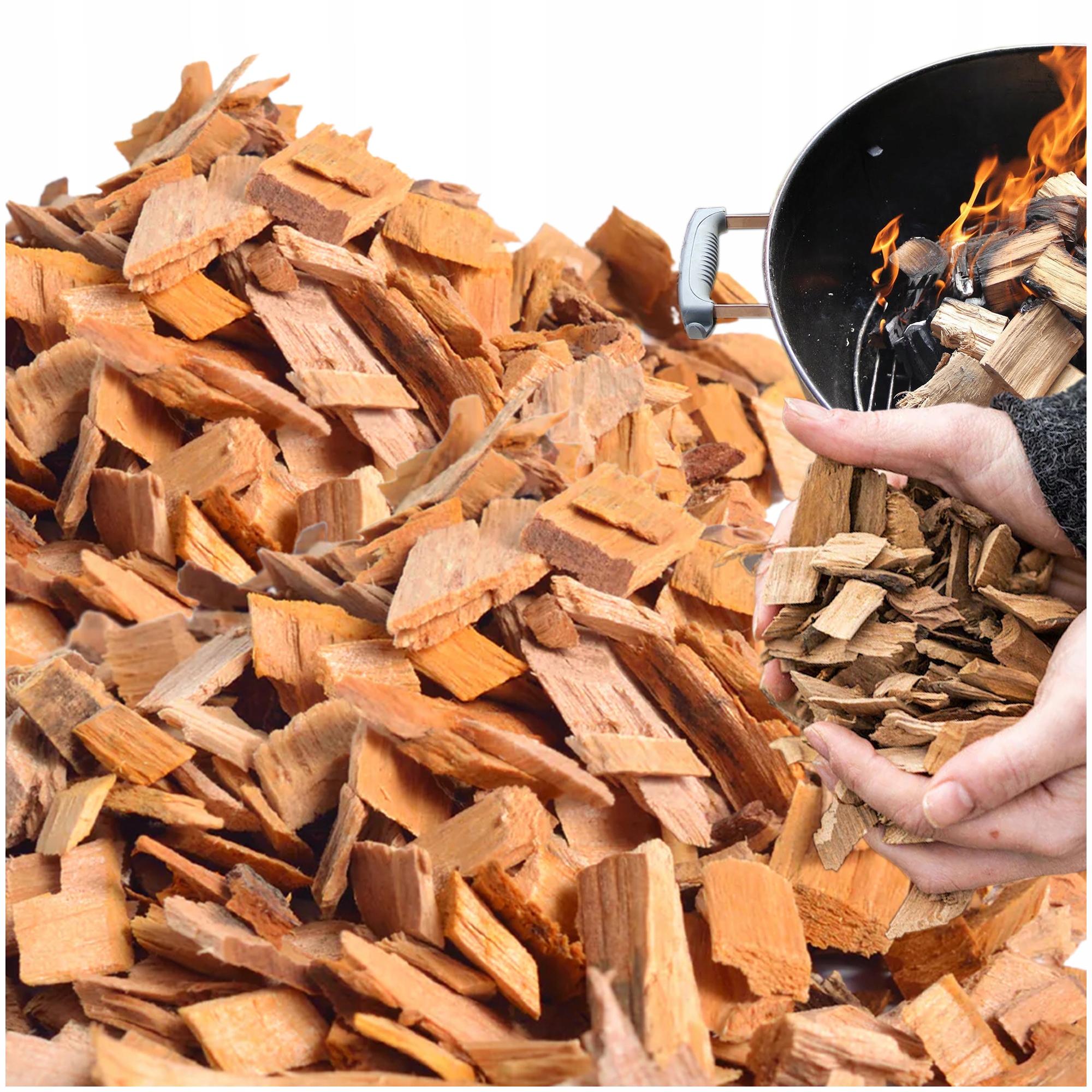 Ovocné Štěpky Na Uzení Jabloň KL10 Sáček 10 Kg Dřevo Suché Hobliny