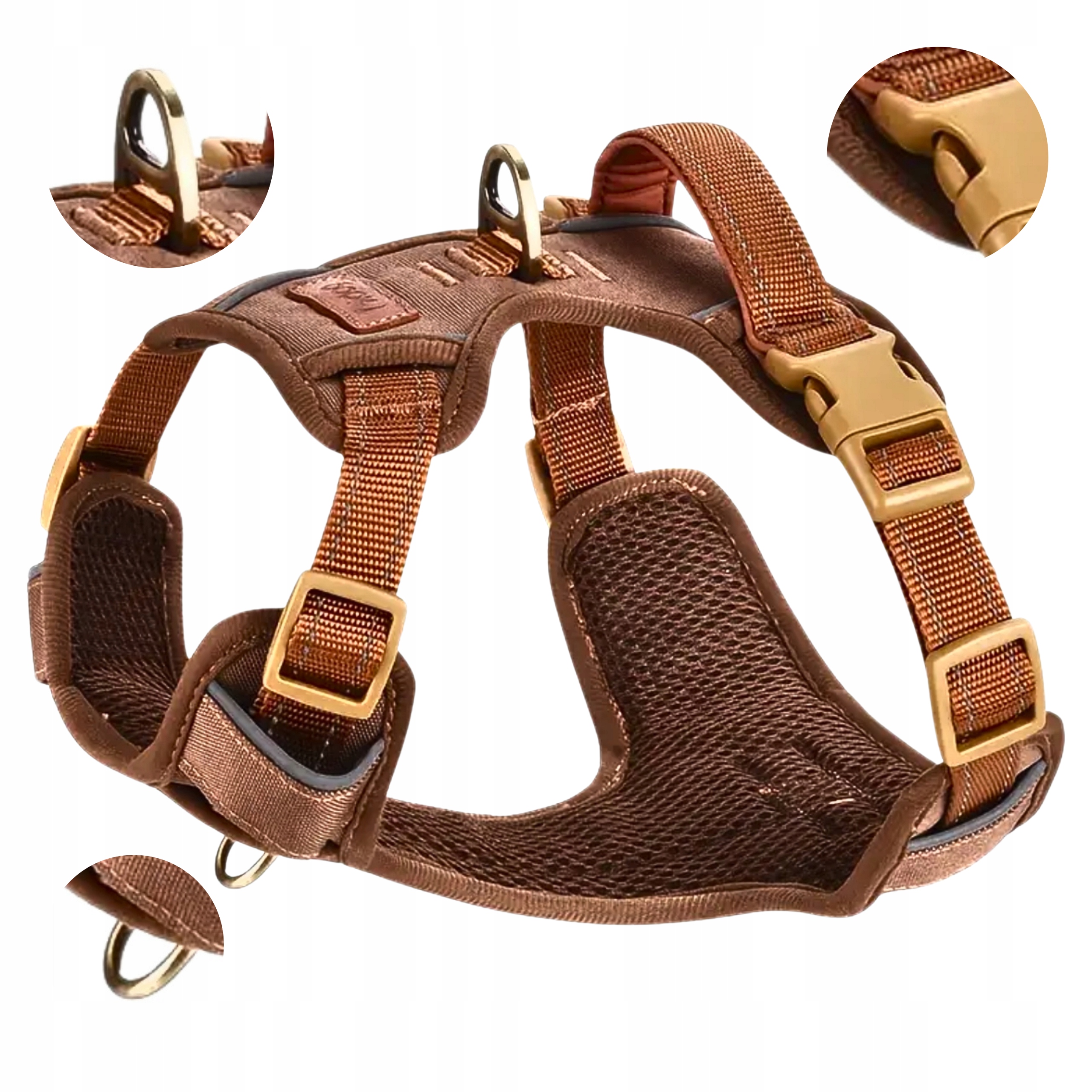 Levně Postroj pro Malé Velké Psy Easy Walk Silný Nastavitelný Reflexní L