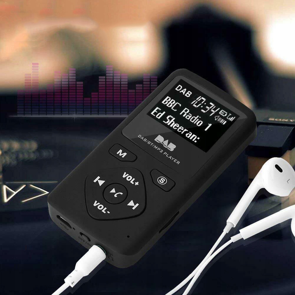 KIESZONKOWE RADIO CYFROWE DAB/DAB+I FM, PRZENOŚNE OSOBISTE MINI RADIO DAB Waga produktu 0.1 kg