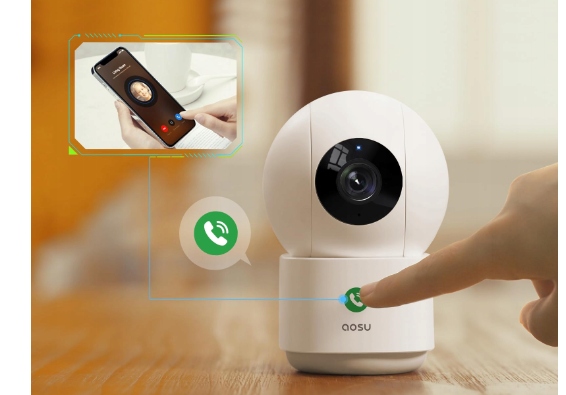 AOSU Kamera 2K Wewnętrzna 5G 24GHz 360° Dla Dzieci i Zwierząt Alexa — miniatura 7
