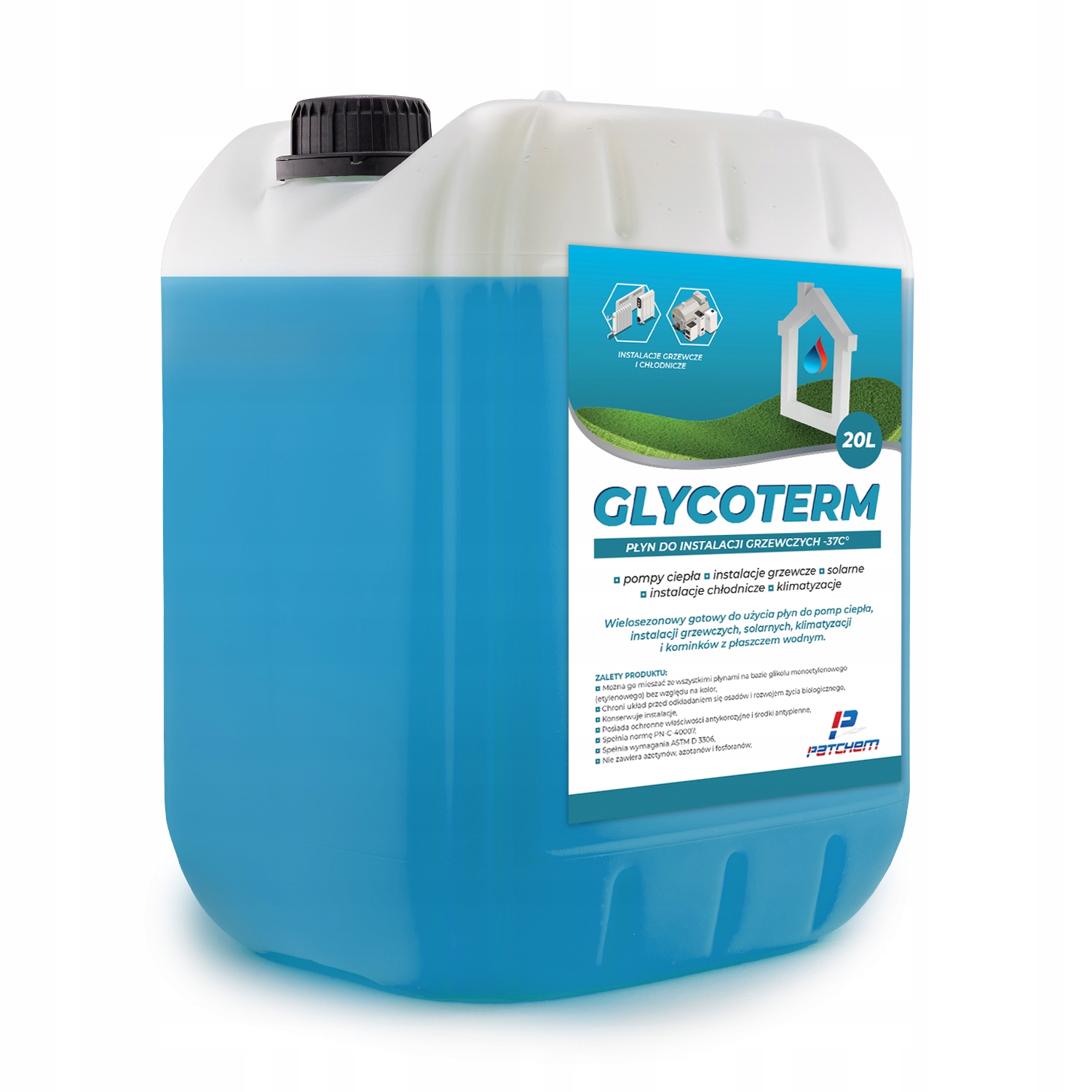 Płyn Do Instalaji Grzewczych Glikol -37 C 20 L Niezamarzający