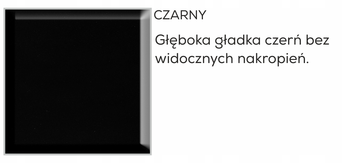 MILÓ Zlew Zlewozmywak dwukomorowy Granitowy Kolor czarny