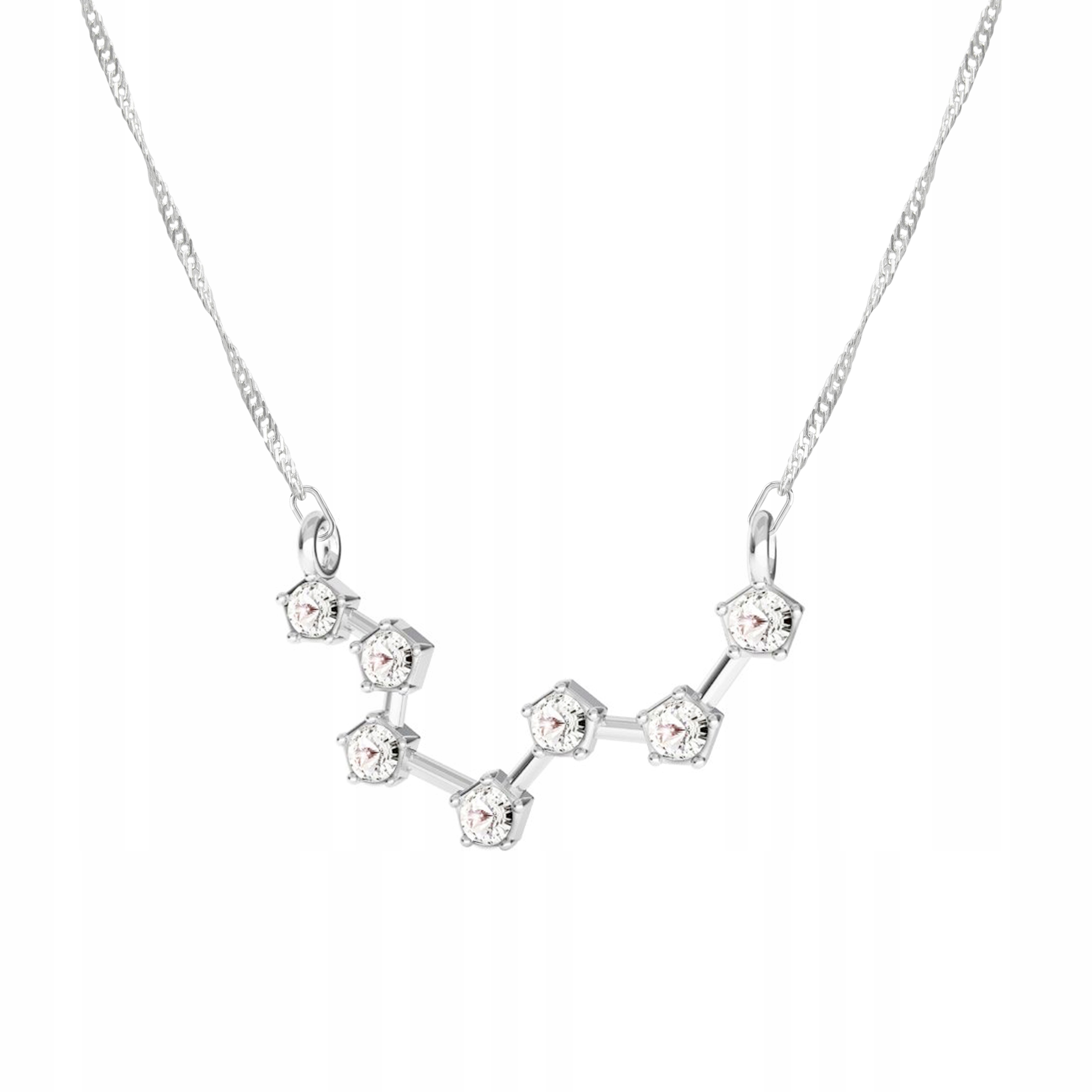 Stříbrný řetízek náhrdelník 925 Znamení Zvěrokruhu Ryby