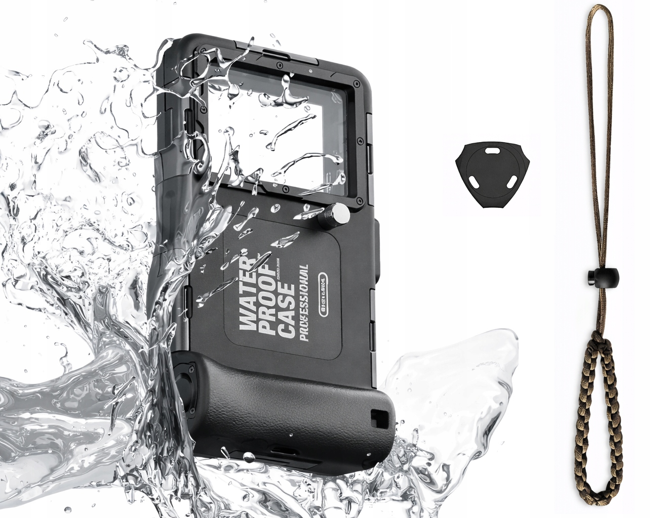 Pouzdro Voděodolné pro telefon 15 m IP68 Univerzální, potápění 1/4 palce