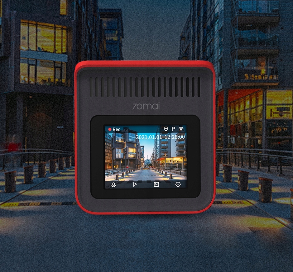 Kamera samochodowa 70mai A400 + RC09 SET Red + oryginalna karta 128GB Jakość zapisu Full HD (1920 x 1080) QHD (2560 x 1440)