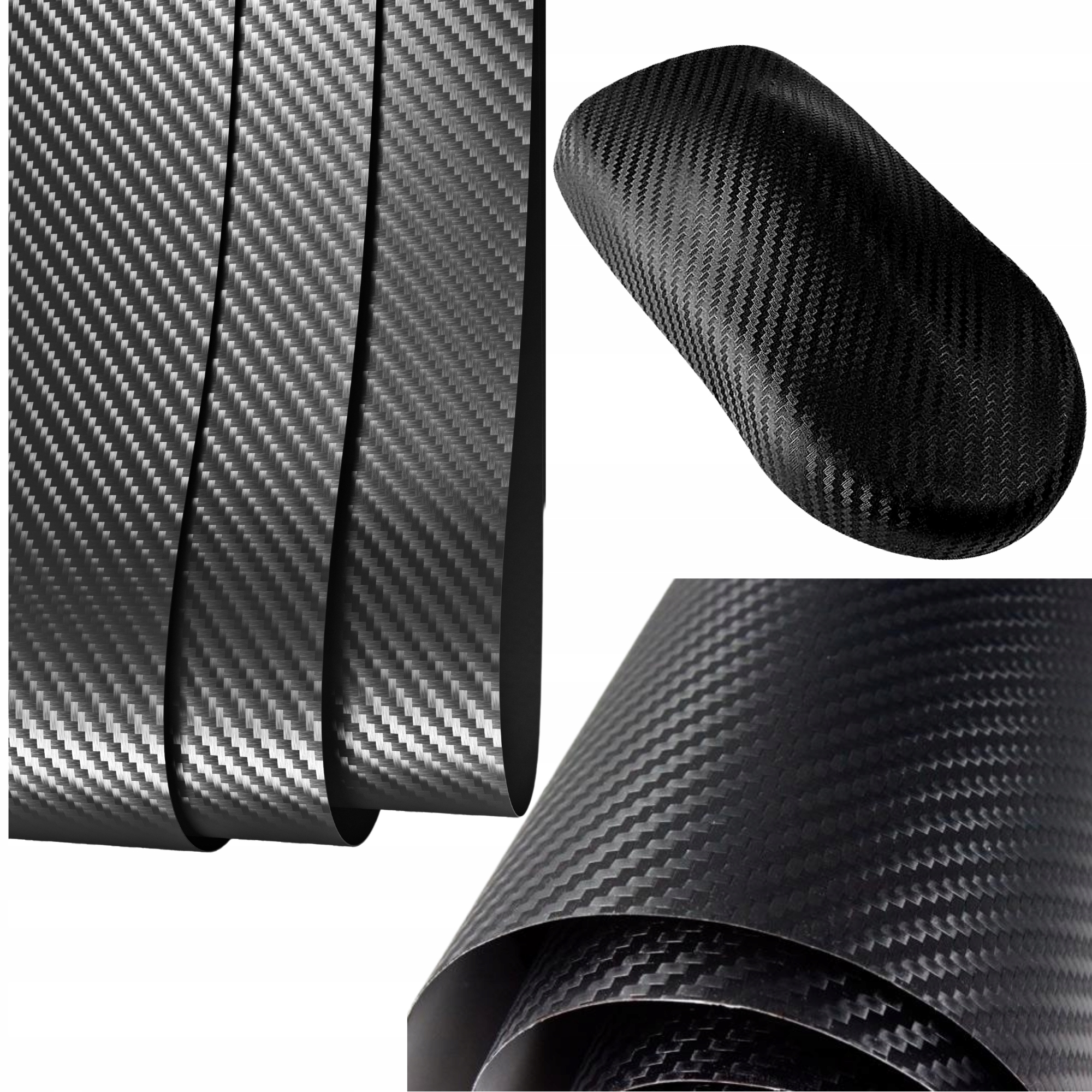 

Folia Carbon Okleina Karbon 3D Czarna Na Metry