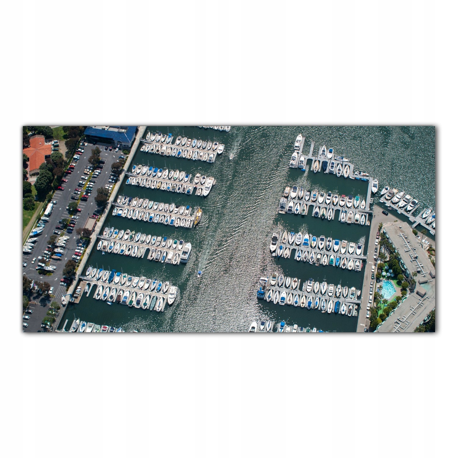 

Obraz na szkle Foto Przystań Statki Woda 100x50