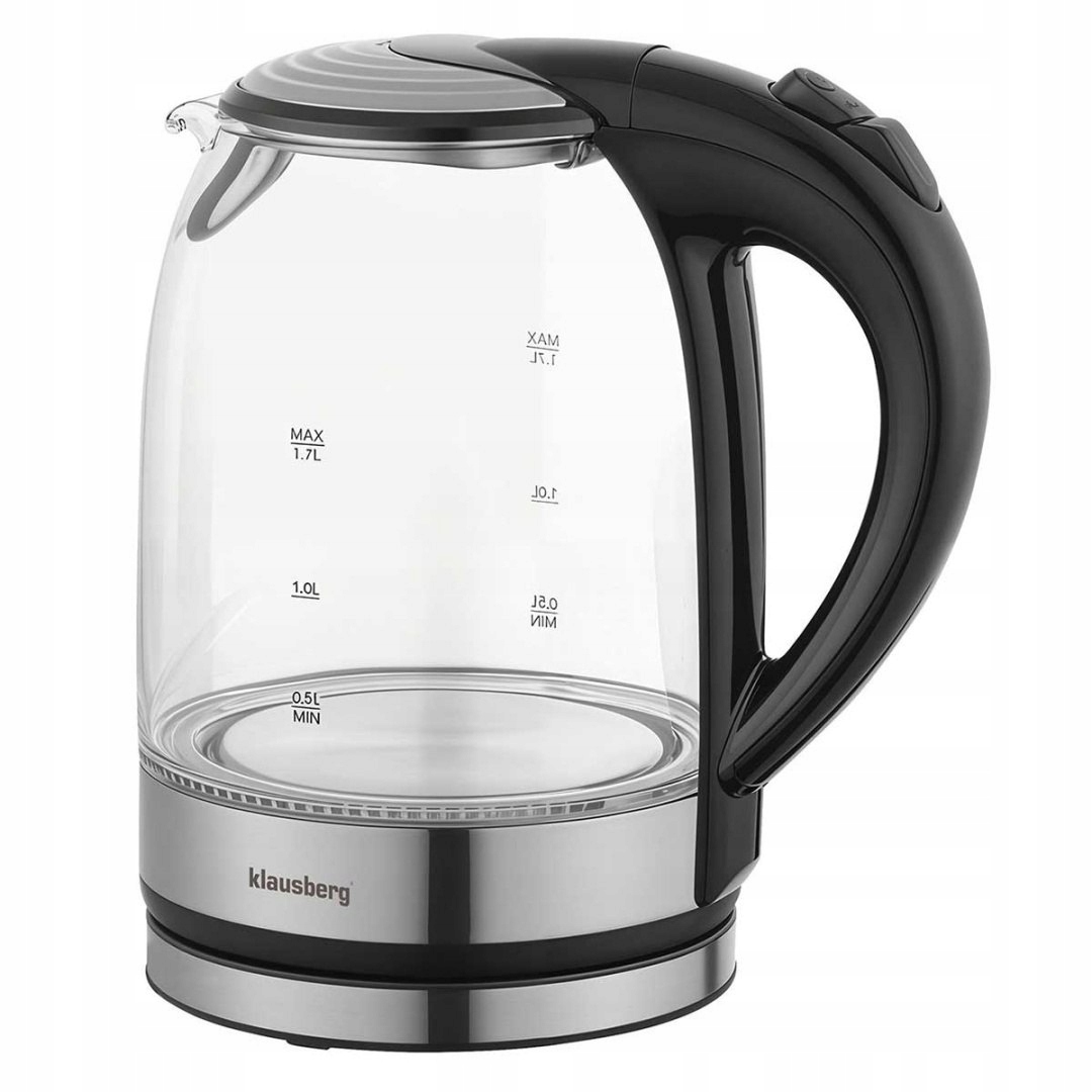 Elektrická Skleněná Konvice 1,7 L Klausberg KB-7886 Led