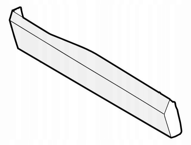 Volvo EX30 ozdobná lišta krytka dveří pravá zadní černá Oe