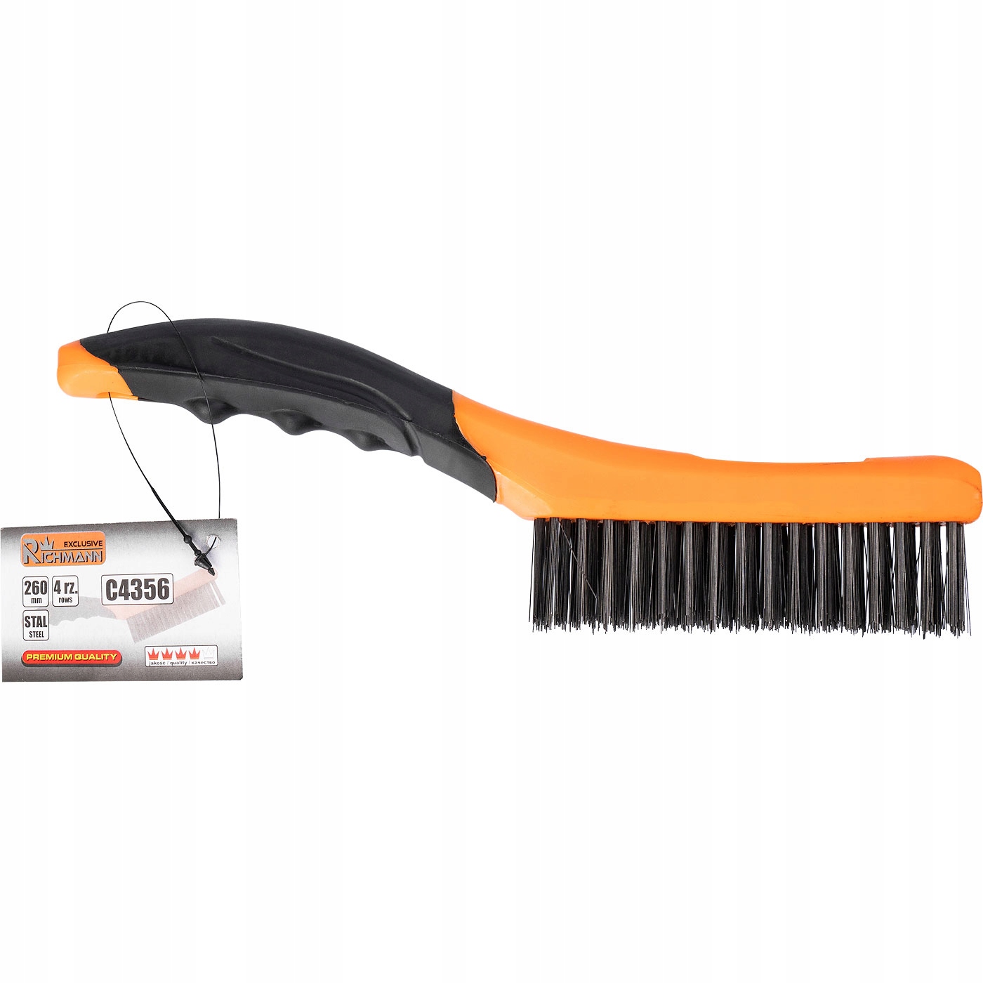 

Szczotka Druciana Stalowa 4 Rzędowa 260MM